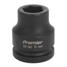 Image of Sealey Impact Socket 19mm 3/4"Sq Drive - IS3419
