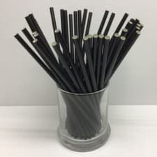 Image of Black Paper Drinking Straws 1000|5,000 (197mm by 6mm) BEST Ebay Price