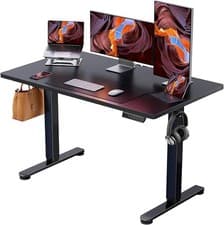 Image of FLEXISPOT QE1 Electric Standing Desk ONE PIECE Height Adjustable Desk