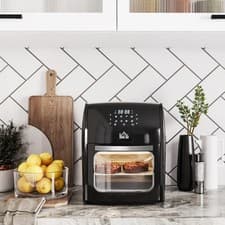 Image of 12L Air Fryer Oven w/ Air Fry Roast Broil Bake Dehydrate 60-Minute Timer 1800W