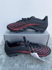 Image of Adidas Predator League Football Boots Men’s Black/Red Size UK 7.5 BNWT