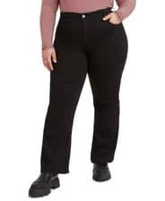 Image of Levi's L89803 Womens Black 725 High Rise Bootcut Jeans Size 16W