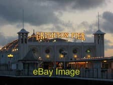 Image of Photo 6x4 Palace Pier Kemp Town Looking towards the Palace of Fun amuseme c2011