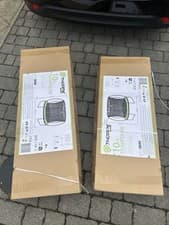 Image of A 10ft lantern shaped trampoline with a curved enclosure