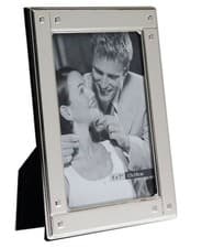 Image of Silver Photo Picture Frame 4x6" Inches & 5x7" Inches - Matt & Shiny