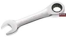 Image of Expert by Facom E110921 Short Stubby Ratchet Combination Spanner Wrench 17mm