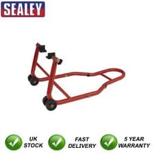 Image of Sealey Universal Rear Paddock Stand with Rubber Supports RPS2KD