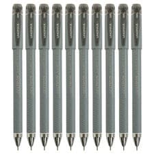 Image of BLACK Gel Pens 0.7mm Fine Point Waterproof Ink Office Home Unomax Geltron Gel 3x