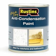Image of Rustins Quick Dry AntiCondensation Paint Matt White 250ml