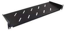 Image of PACK OF 2x 1u 150mm Deep Vented Shelf for 19" Rack Cabinet Front Mounting Type
