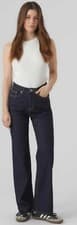 Image of VERO MODA VANESSA LADY'S HR WIDE FIT JEANS DARK BLUE DENIM/RINSE SIZE 29/"33 BN