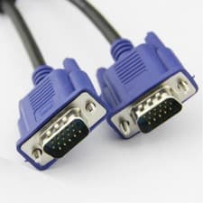 Image of VGA Cable 15 Pin Male to Male – PC Monitor TV LCD Plasma SVGA Lead 0.5–10m