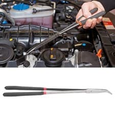 Image of 45 Degree 400mm 16in Curved Nose Pliers With Long Handle Steel Pliers Hand Tools