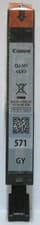Image of Canon CLI-571GY Genuine Gray Cartridge. New & Sealed.