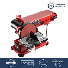 Image of Belt Disc Sander Bench Top Linisher Bench Large Table Linisher 220V-230V 2 in1