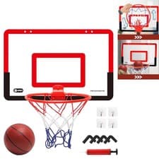 Image of Mini Basketball Hoop for Kids Adults Indoor Small Basketball Hoop Wall Mounted
