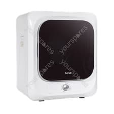 Image of Sealey Baridi Tabletop Tumble Dryer with Analogue Controls 2.5kg Capacity - Whit
