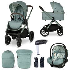 Image of Cosatto Giggle 4 Travel System Bundle 3in1 Pram Pushchair Car Seat Nordic Forest