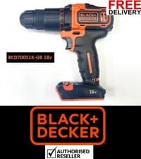 Image of Genuine Black & Decker BCD700S1K-GB 2 Gear Hammer Drill 18V