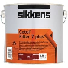 Image of Sikkens Cetol Filter 7 Plus Translucent Woodstain Mahogany 2.5 litre