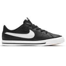 Image of Nike Court Legacy (PSV) Little Kids' Shoes Black/White DA5381 002 Size 2Y