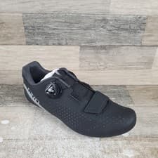 Image of Giro Cadet Womens Cycling Shoes Sz 7.5 Black Leather Dial System Low Top Sneaker