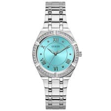 Image of Guess GW0033L7 Ladies Cosmo Silver Tone Watch