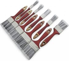 Image of 10x Paint Brushes Set Quality Walls & Ceilings Professional Painter Fine