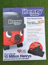 Image of Numatic HVT160 Henry Turbo Bagged Vacuum Cleaner HVT160 - 11 HVT