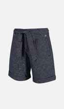 Image of Regatta Women's Samora Organic Cotton Casual Shorts Navy Size 12 rrp £40