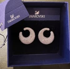 Image of Genuine swarovski earrings in box