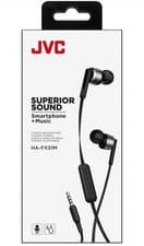 Image of JVC HA-FX51M IN-EAR Wired Black Headphones NEW
