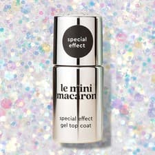 Image of Le Mini Macaron Special Effect Gel Top Coat - Seashell 8.5ml