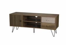 Image of LPD Furniture Casablanca Wood Effect Finish TV Media Unit
