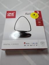Image of One For All SV9021 Indoor TV Aerial UHF Freeview HD Unamplified 3 Mile Range Bla