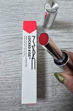 Image of MAC Locked Kiss 24Hr Lipstick | 88 Ruby True | 1.8g/0.06oz | NIB 💯Authentic
