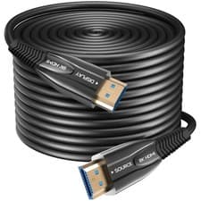 Image of 8K HDMI opticafiber cable 0.9m active optical AOC 2.1 48Gbps ultra high speed
