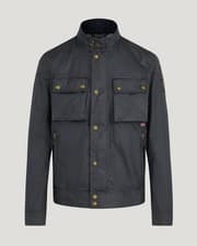 Image of Belstaff Racemaster Waxed Jacket Black Size UK 36 IT 46 US 36 Made In England