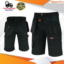 Image of Mens Combat Cargo Work Shorts Holster Pockets & Multi Pockets Working Short WRS