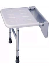 Image of Solo Standard Shower Seat with Legs Wall Mounted,Compact,Space Saver By AIDAPT