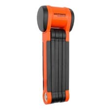 Image of Kryptonite Evolution 790 Folding Lock in Orange/Black