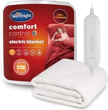Image of Comfort Control Electric Blanket Double Bed 4 Heat Settings Double 135x120cm