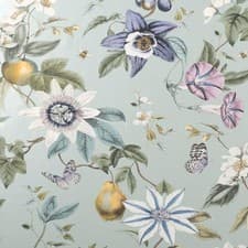 Image of Fine Decor Sierra Floral Wallpaper - FD43061 - Duck Egg