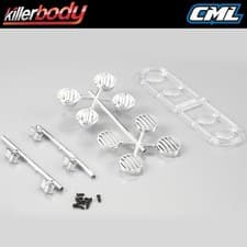 Image of Killerbody Chrome Light Set for Roof Rack Type A KB48277