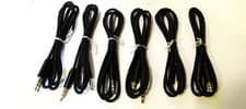 Image of 1m braided Jack Audio Cable 3.5 mm to 3.5mm Aux Cable Male to Male 6 pcs