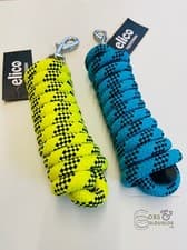 Image of EXTRA LONG LEAD ROPE 3mt HORSE ROPE LONG YELLOW TURQUOISE EQUESTRIAN *FREE POST*