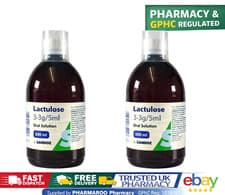 Image of LACTULOSE Oral Solution 3.3g/5ml ( 500ml x2)- Brands May Vary - 1 per customer