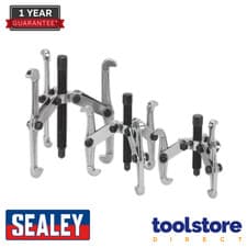 Image of Sealey VS77 3pc Triple Leg Reversible Gear Puller Set Workshop Tool