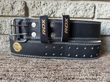 Image of Weight Lifting Belt by RDX, Bodybuilding Lifting Belt 4in Back Size XL
