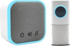 Image of Uni-Com Wireless Portable Door Chime, 150m Operating Range, 30 Different Chimes